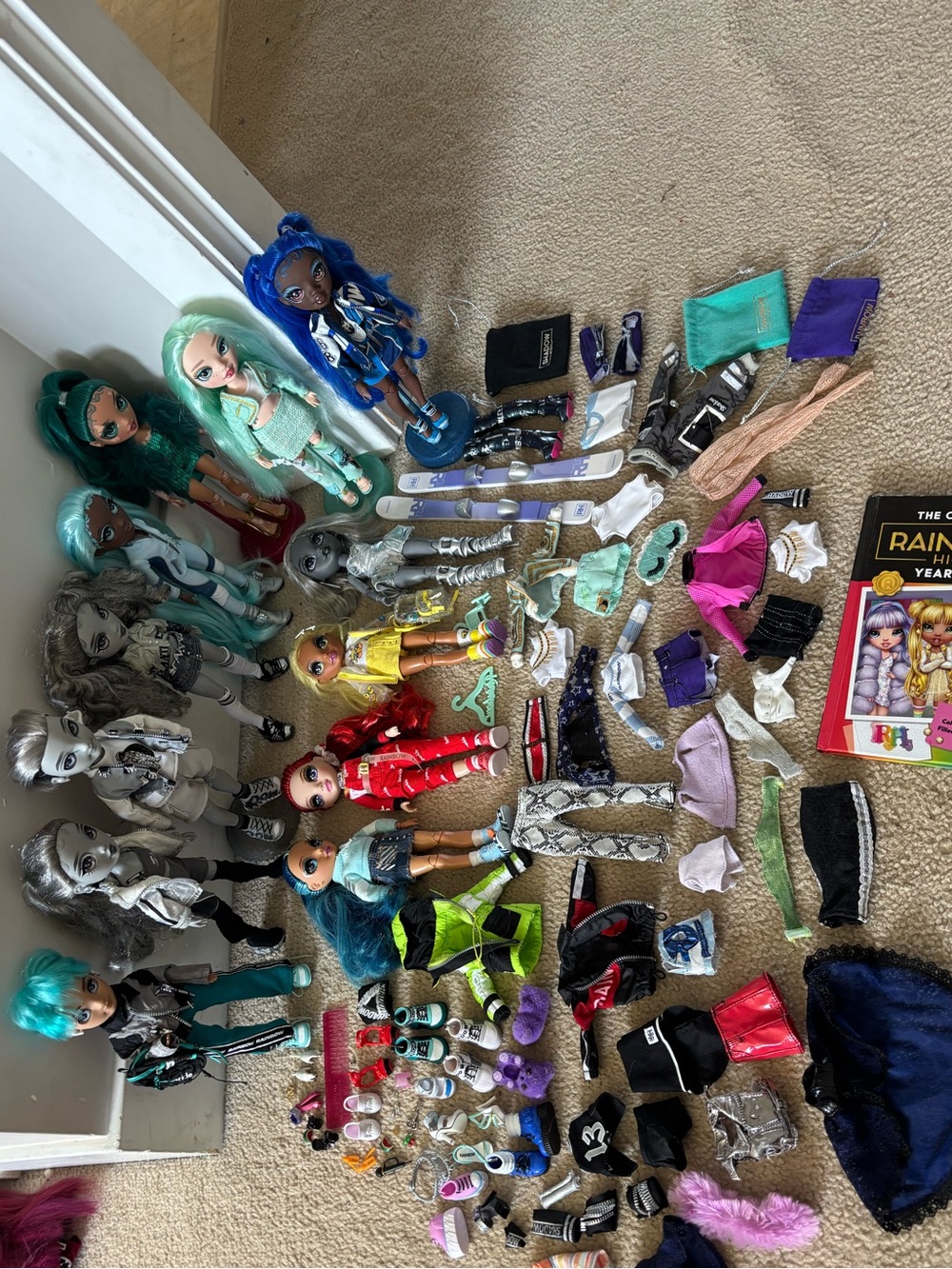 Rainbow, high and shadow high doll lot